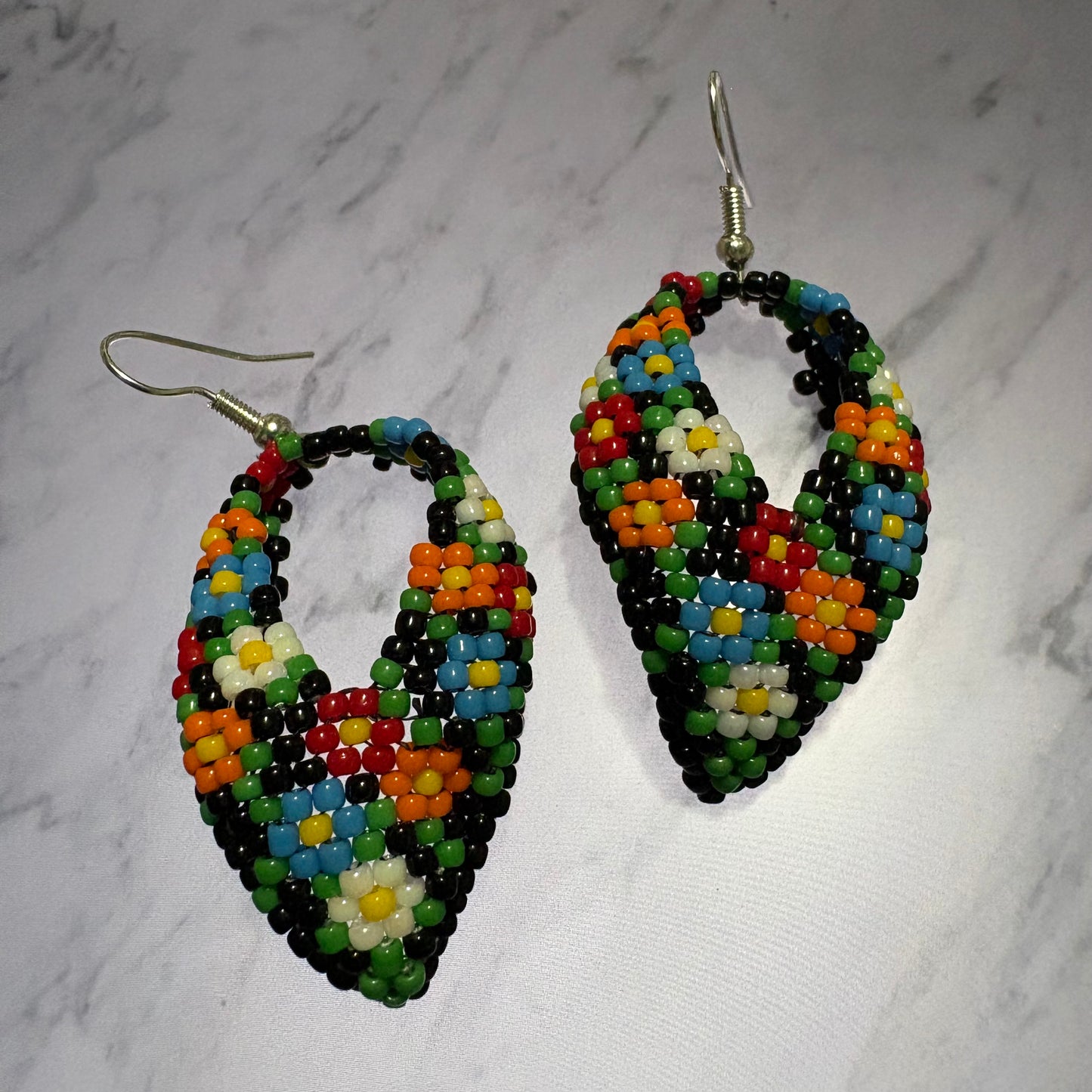 Kokum scarf earrings