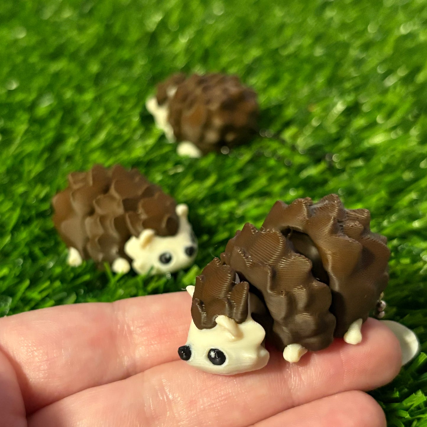 Hedgehog keychains