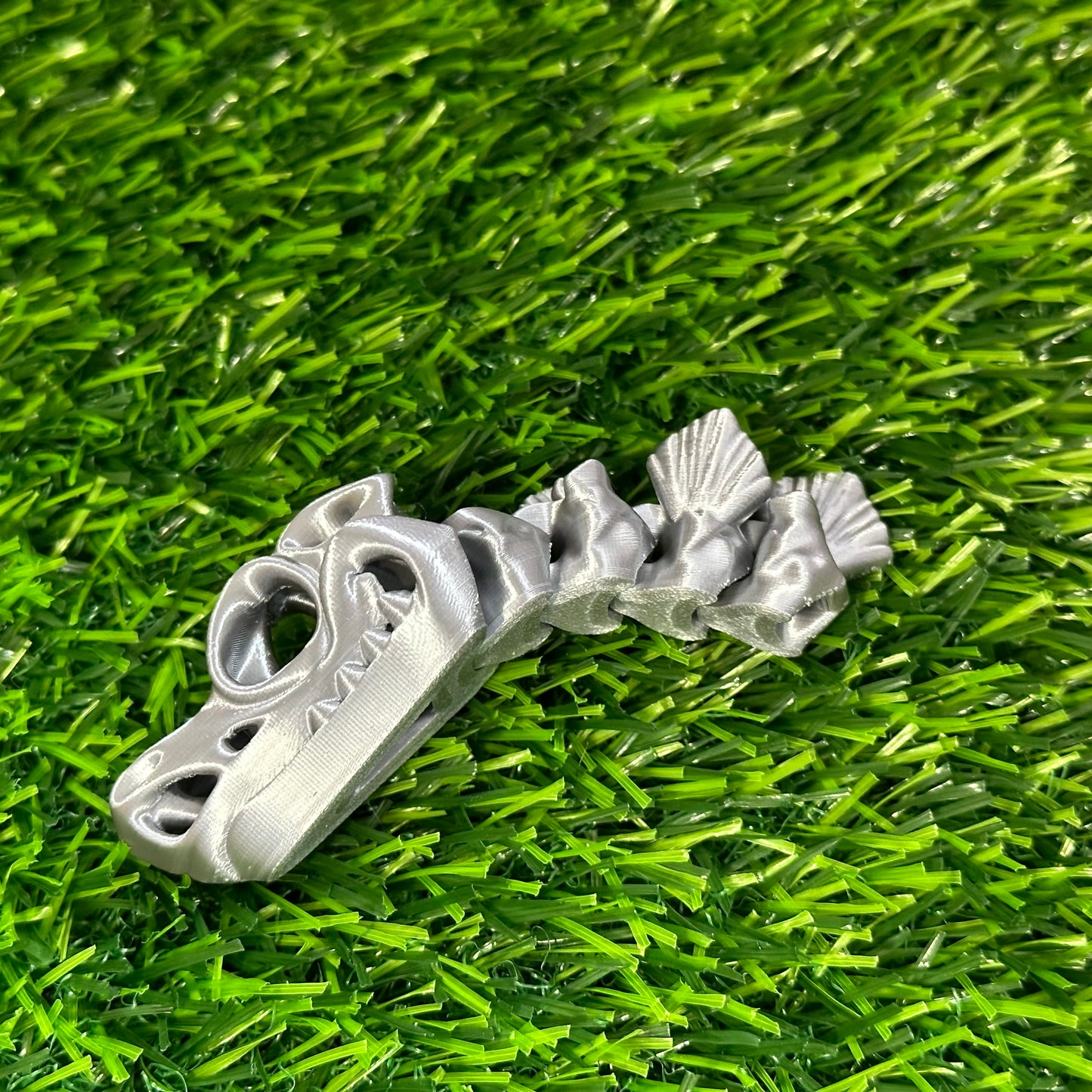 Skeleton Stegosaurus Keychain