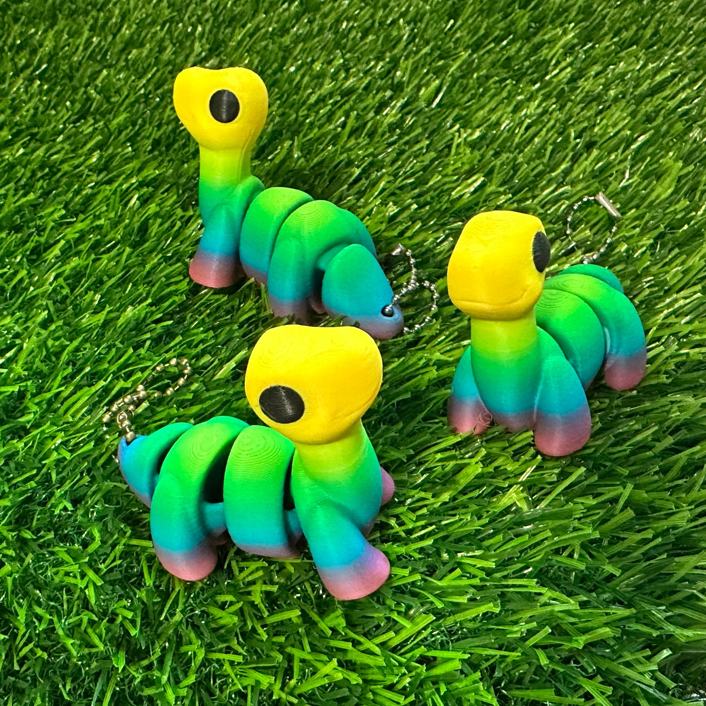 Baby Brontosaurus keychain