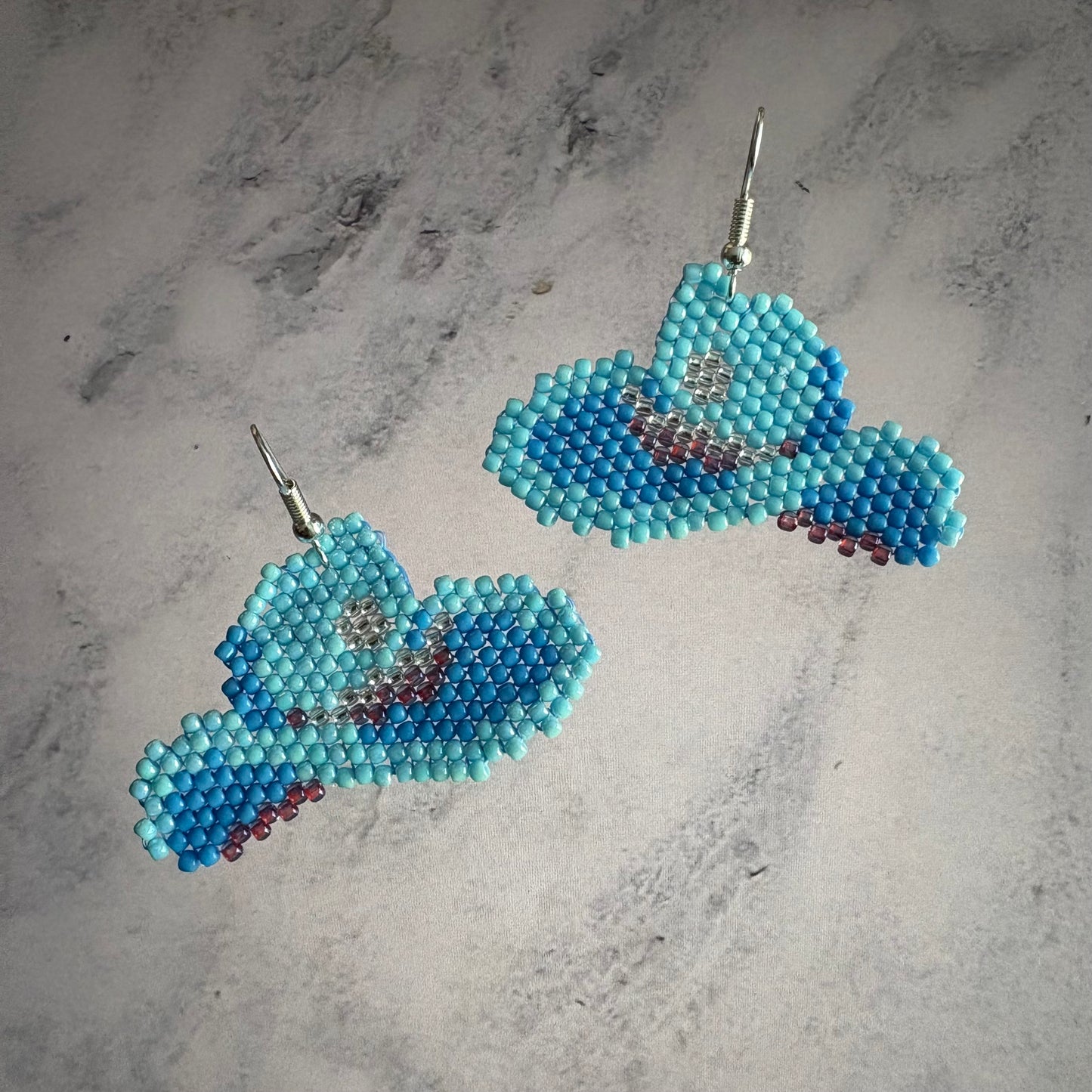 Cowboy hat earrings