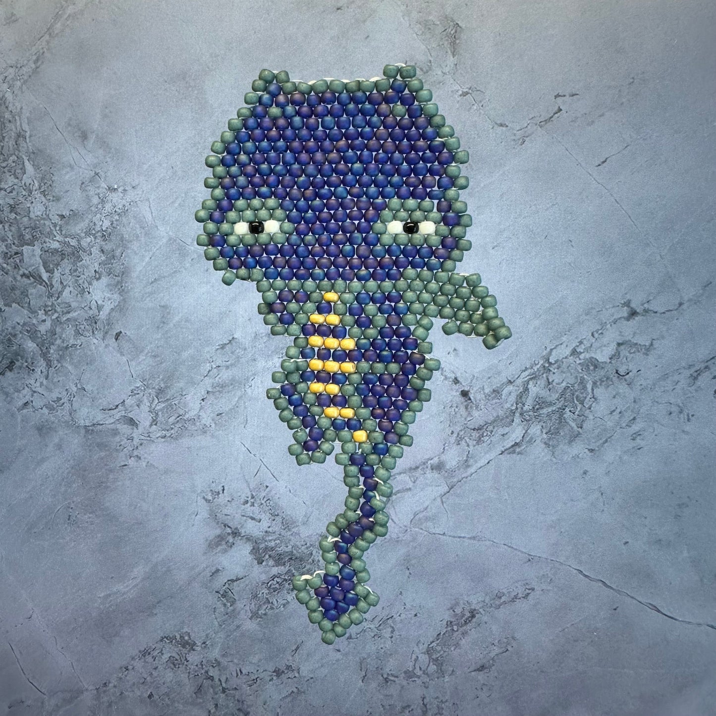 Beaded dragon pin/magnet/necklace