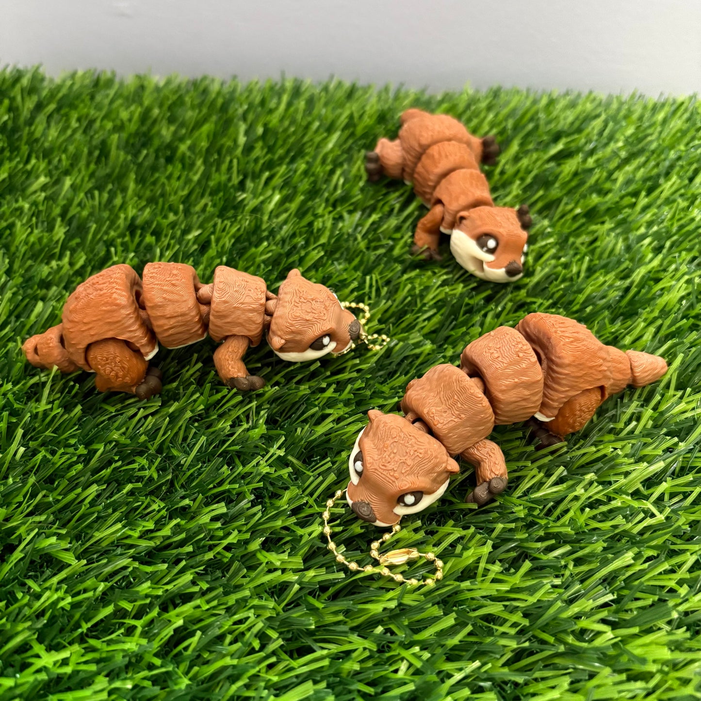 Detailed Otter Keychain