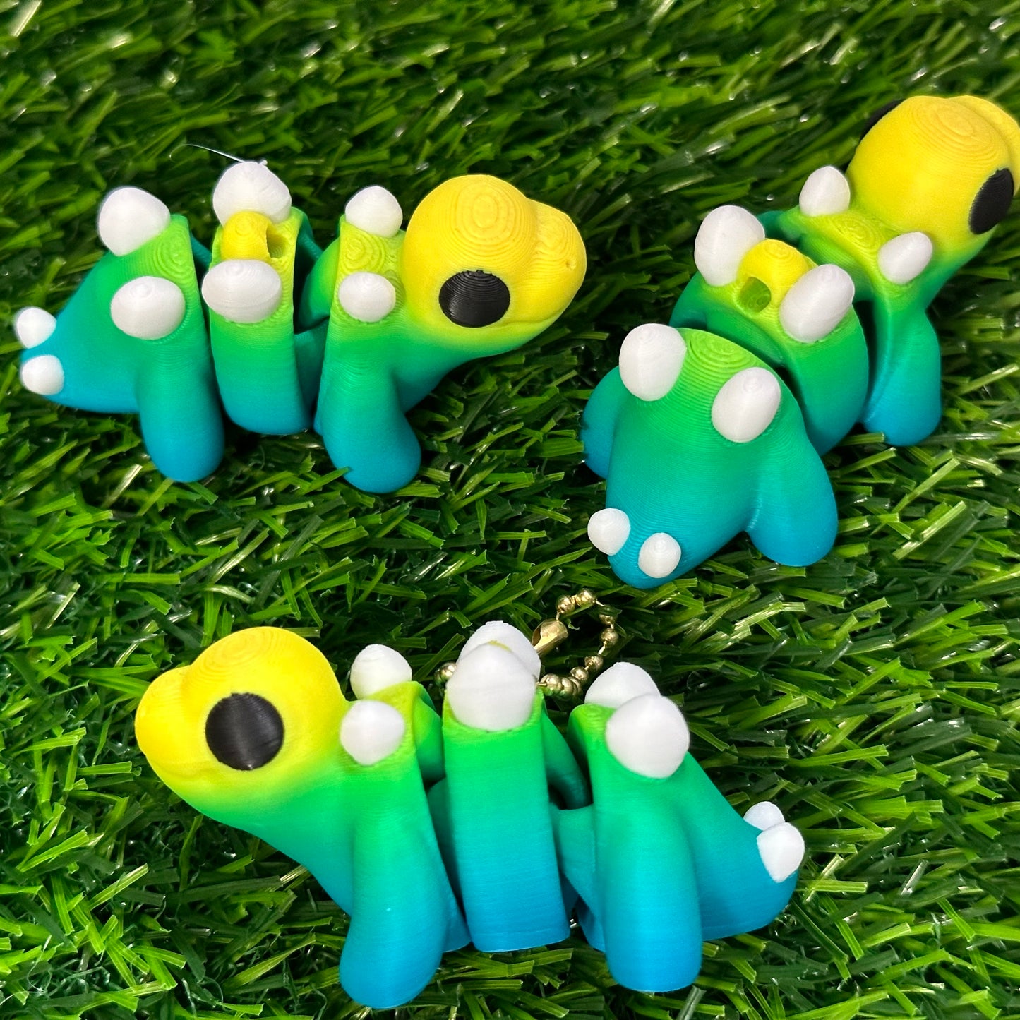 Baby Stegosaurus Keychain