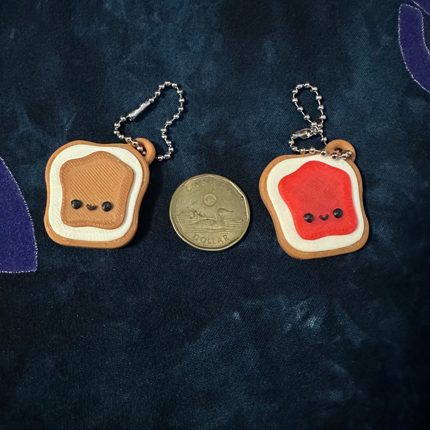 PB and J earrings
