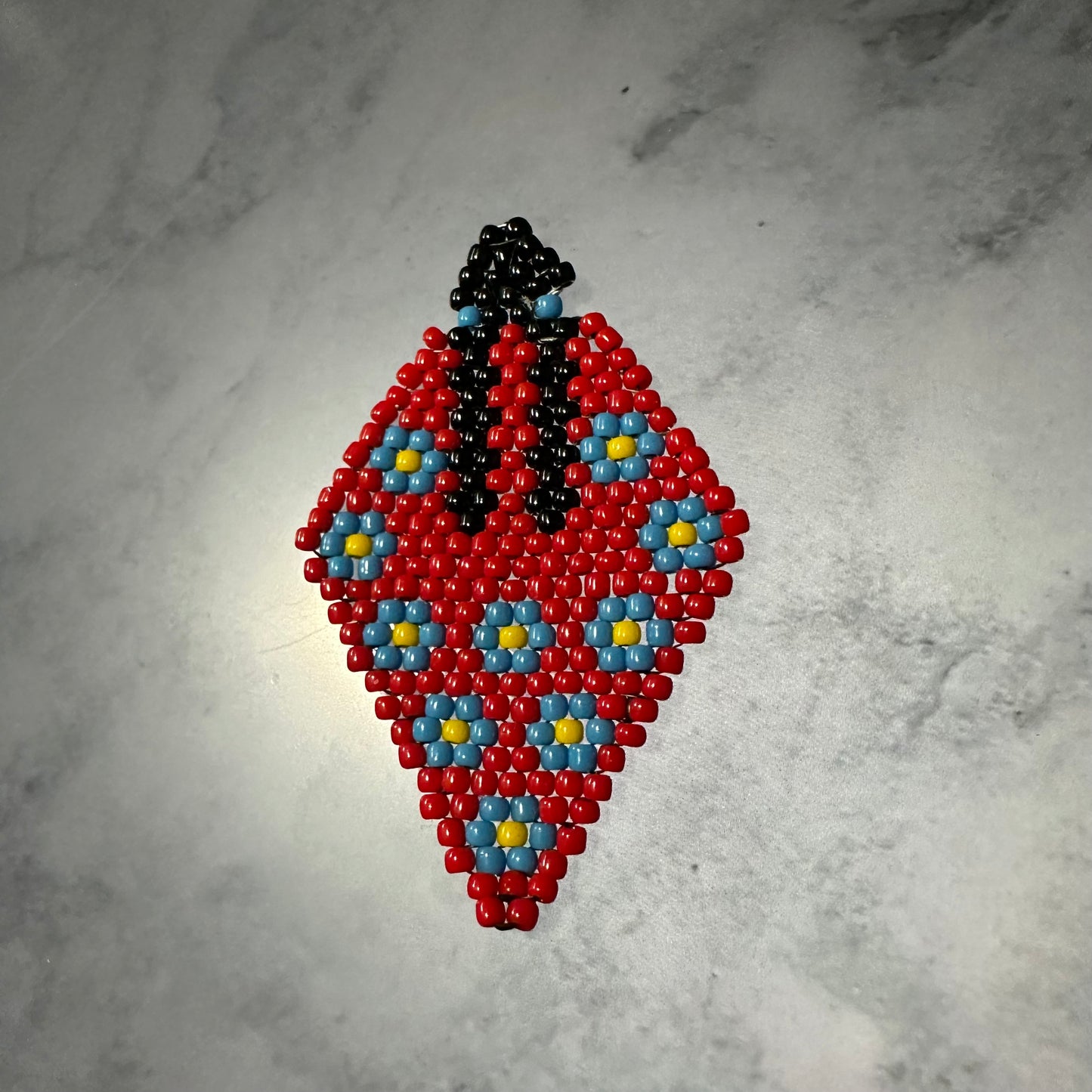 Beaded Red Dress Pins/Magnets