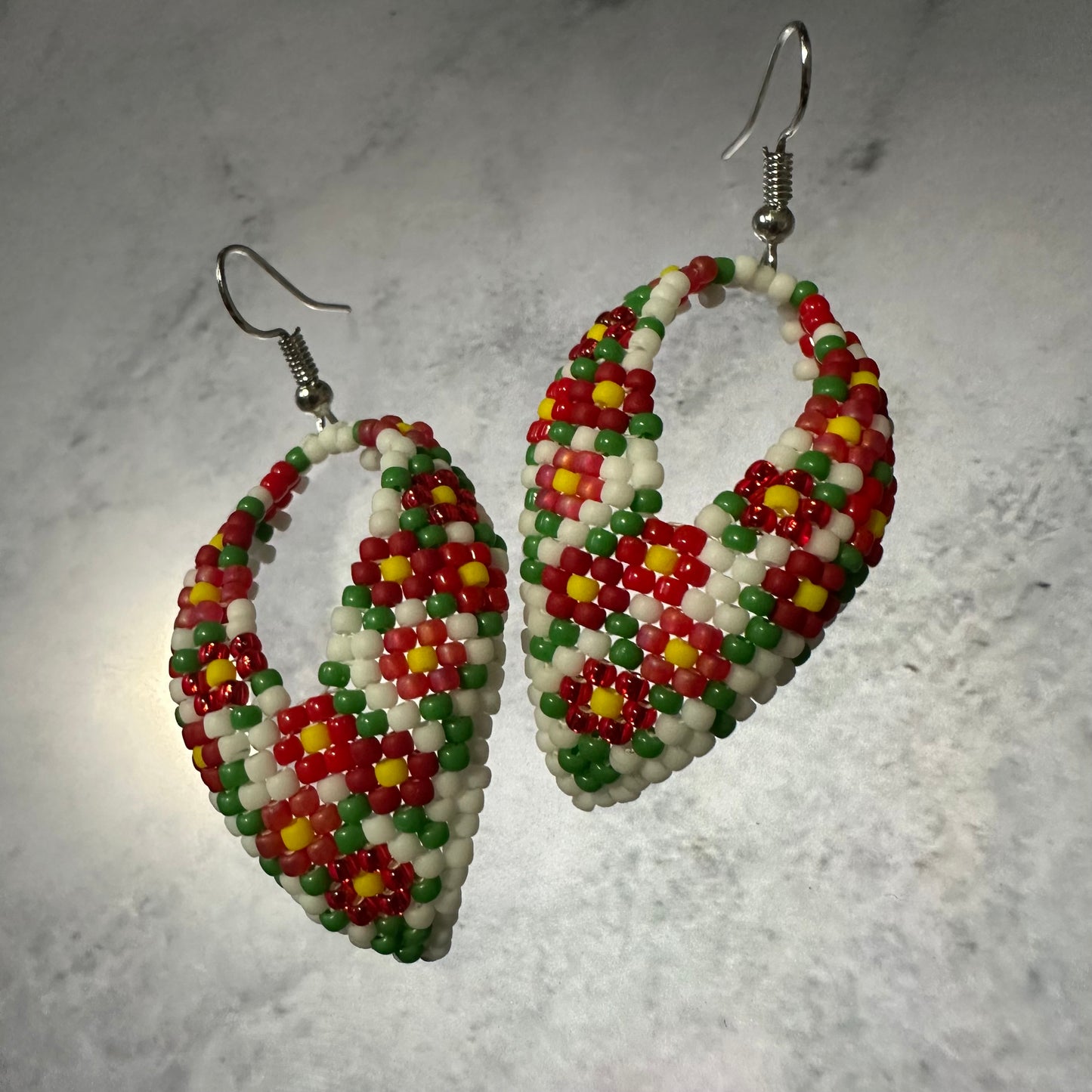 Kokum scarf earrings