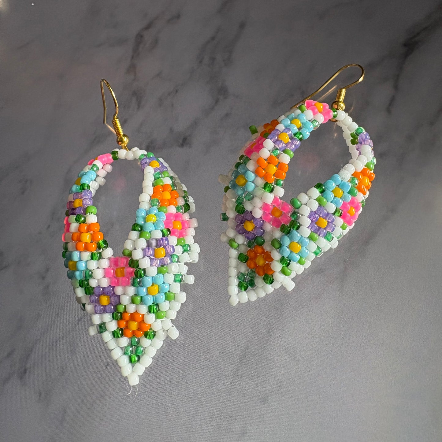 Kokum scarf earrings