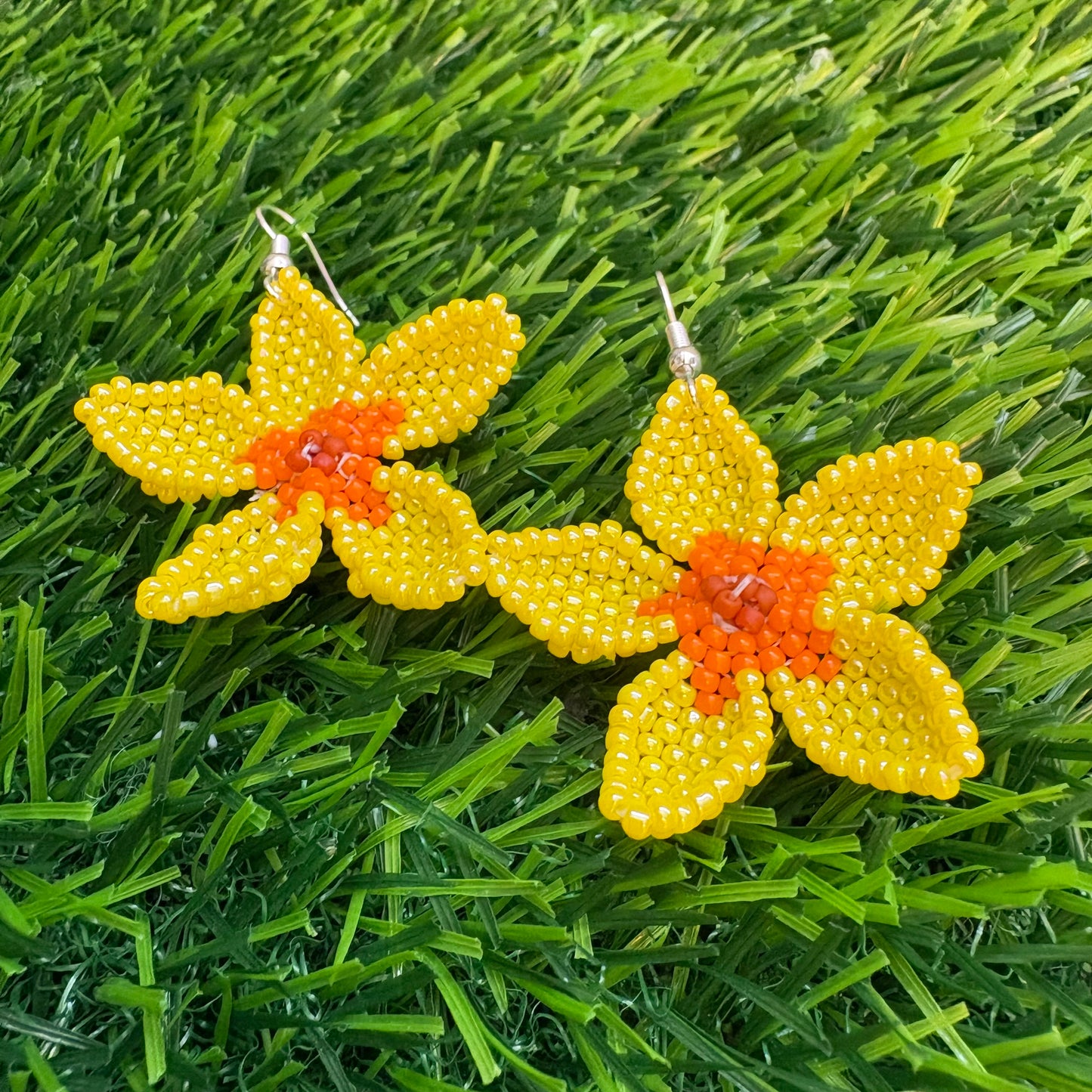 Beaded 3D flowers