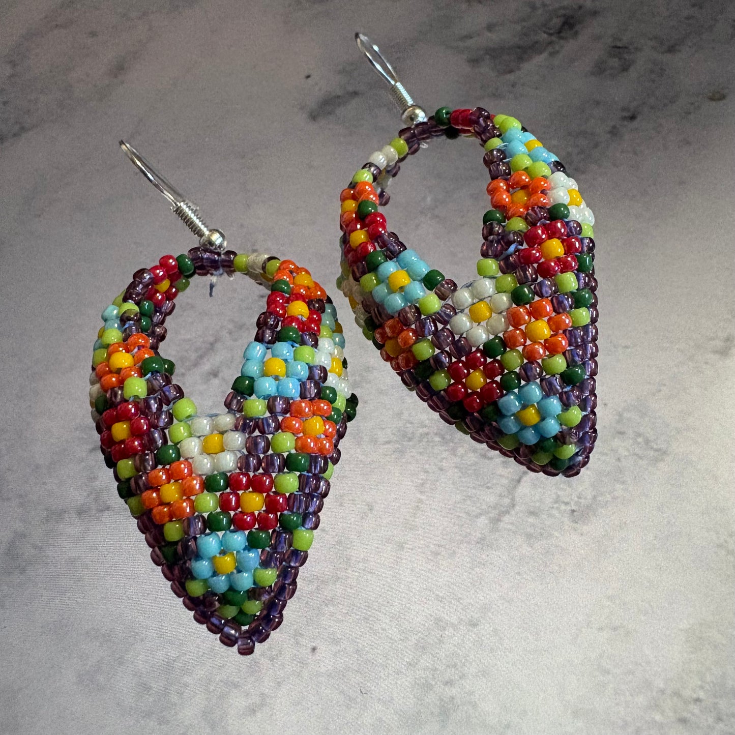 Kokum scarf earrings