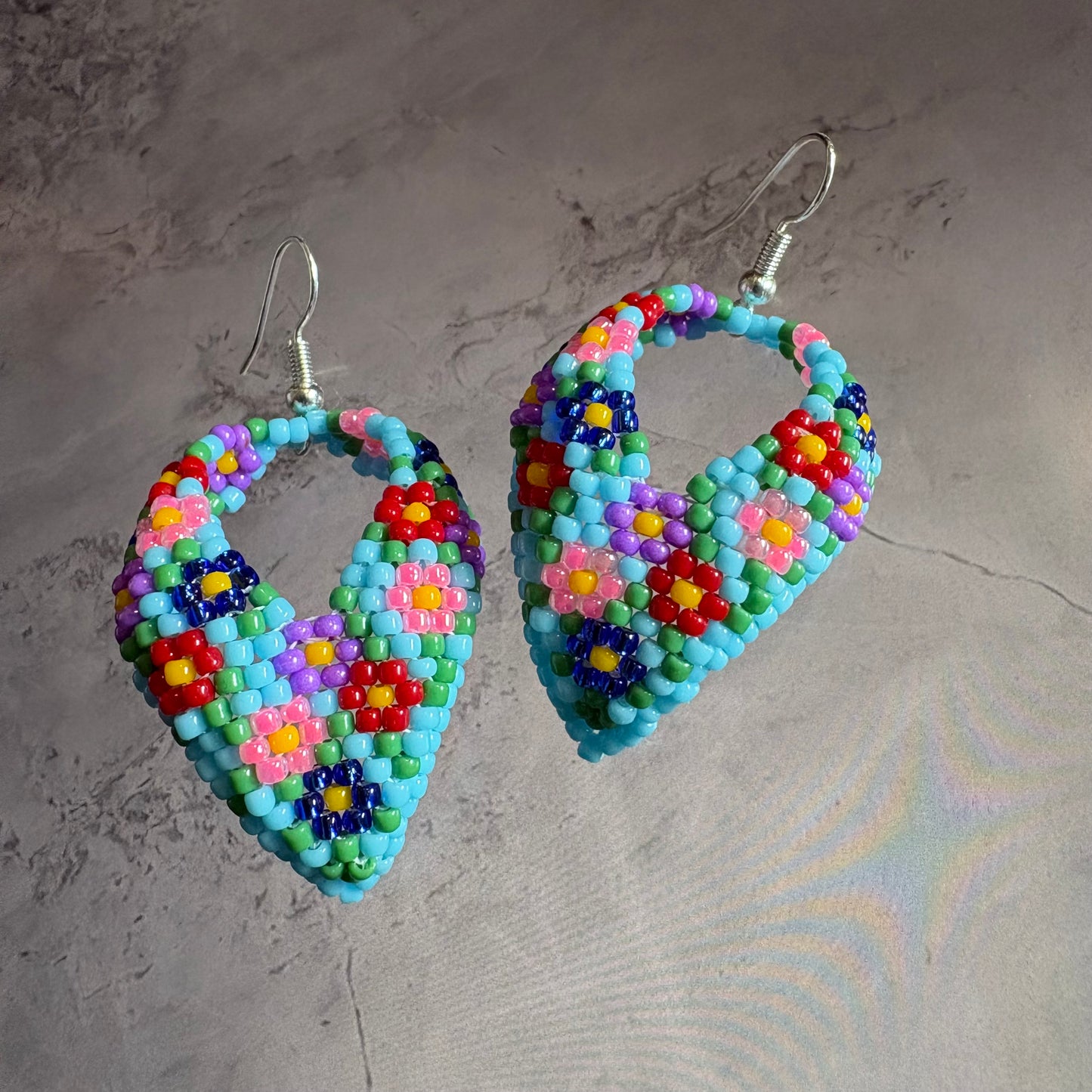 Kokum scarf earrings