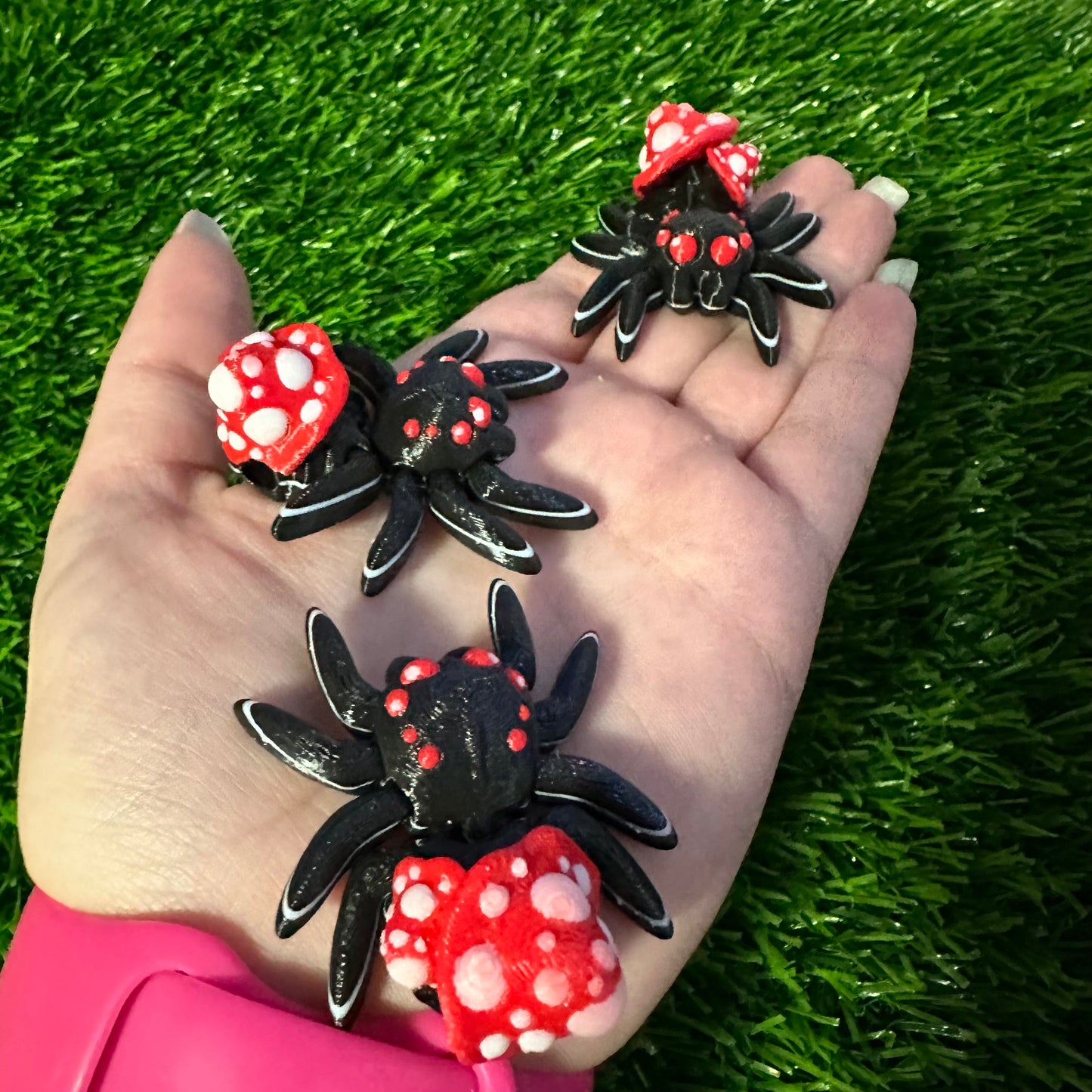 Cute spider keychains