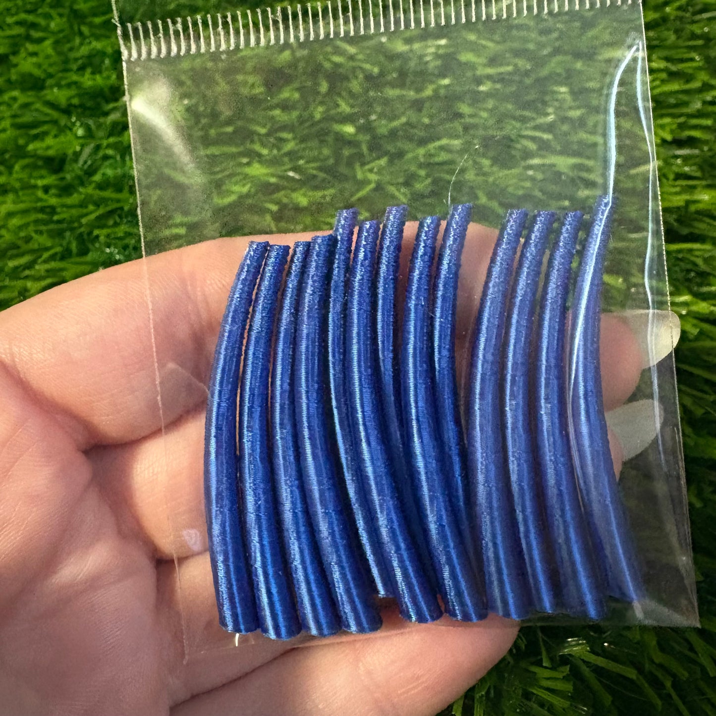 Dentalium inspired 3D printed pieces