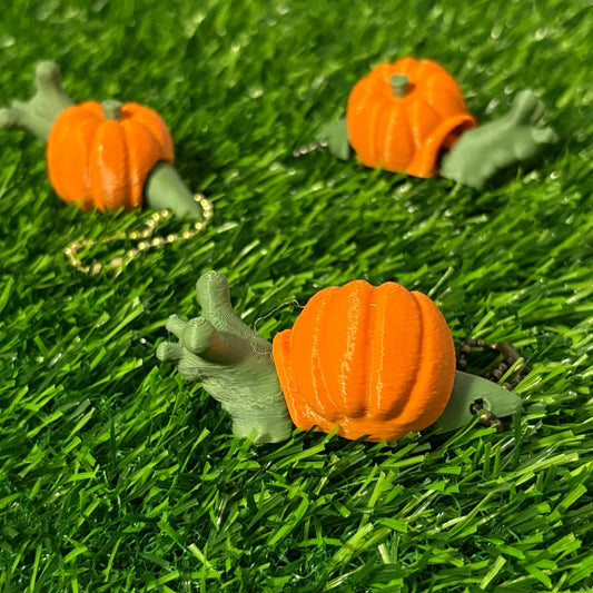 Fall snail keychains