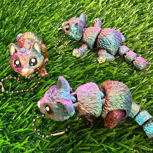 Detailed Cat Keychain