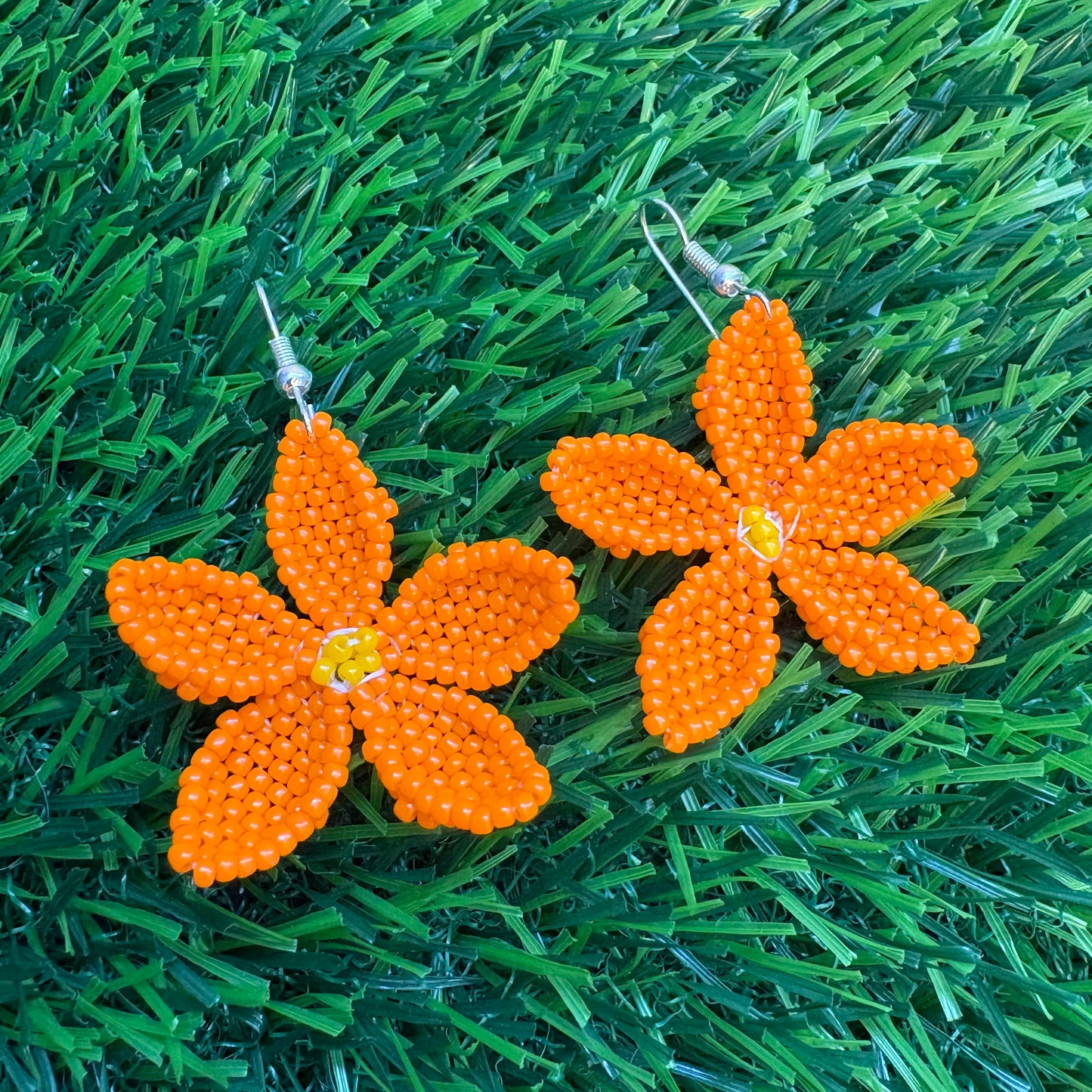 Beaded 3D flowers