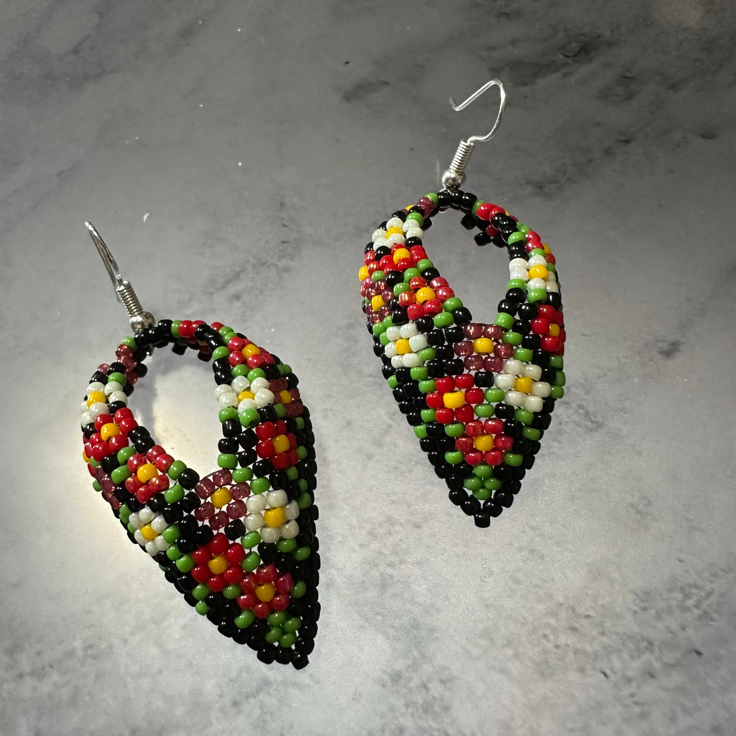 Kokum scarf earrings