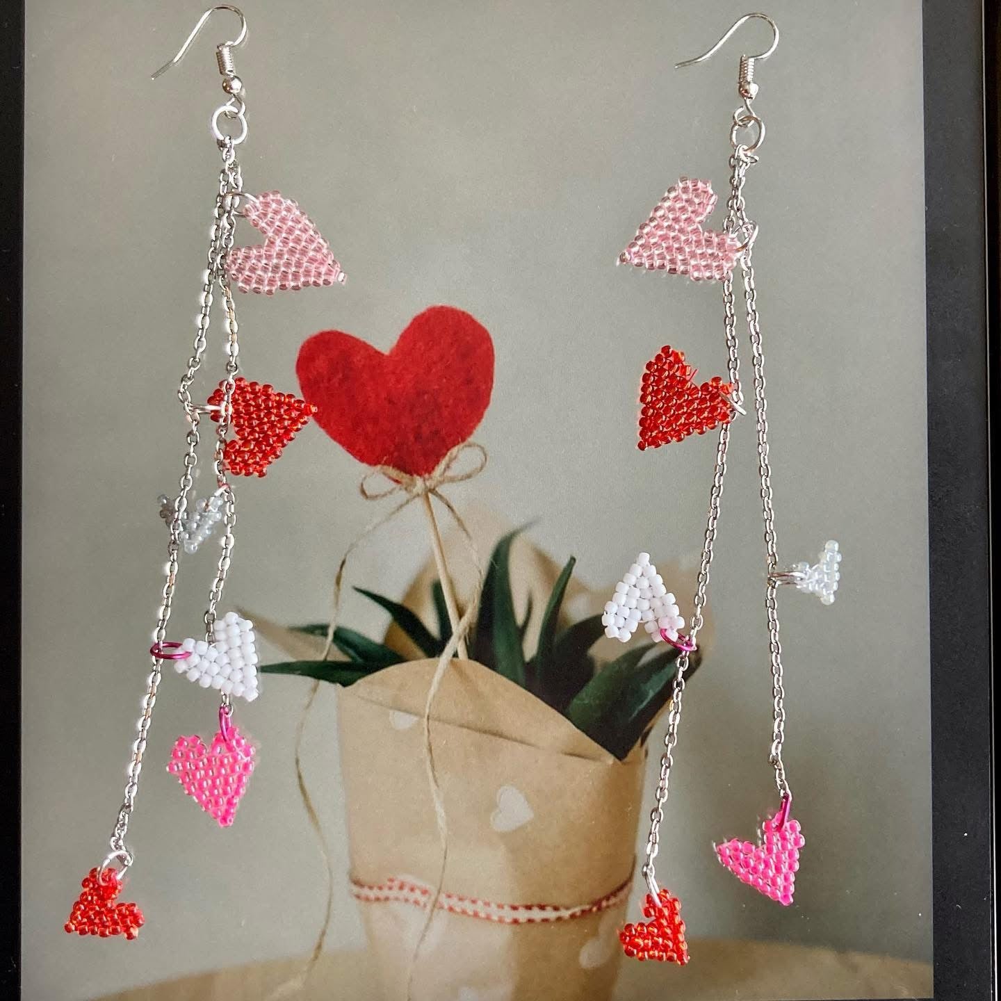 Sweetheart heart earrings