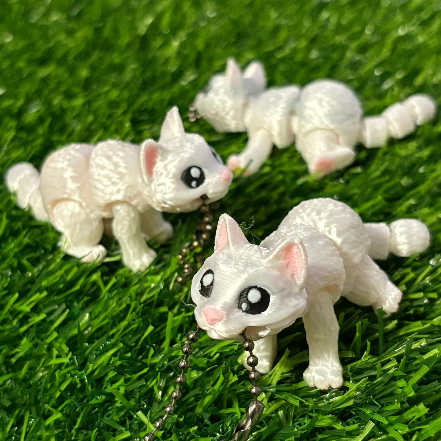 Detailed Cat Keychain