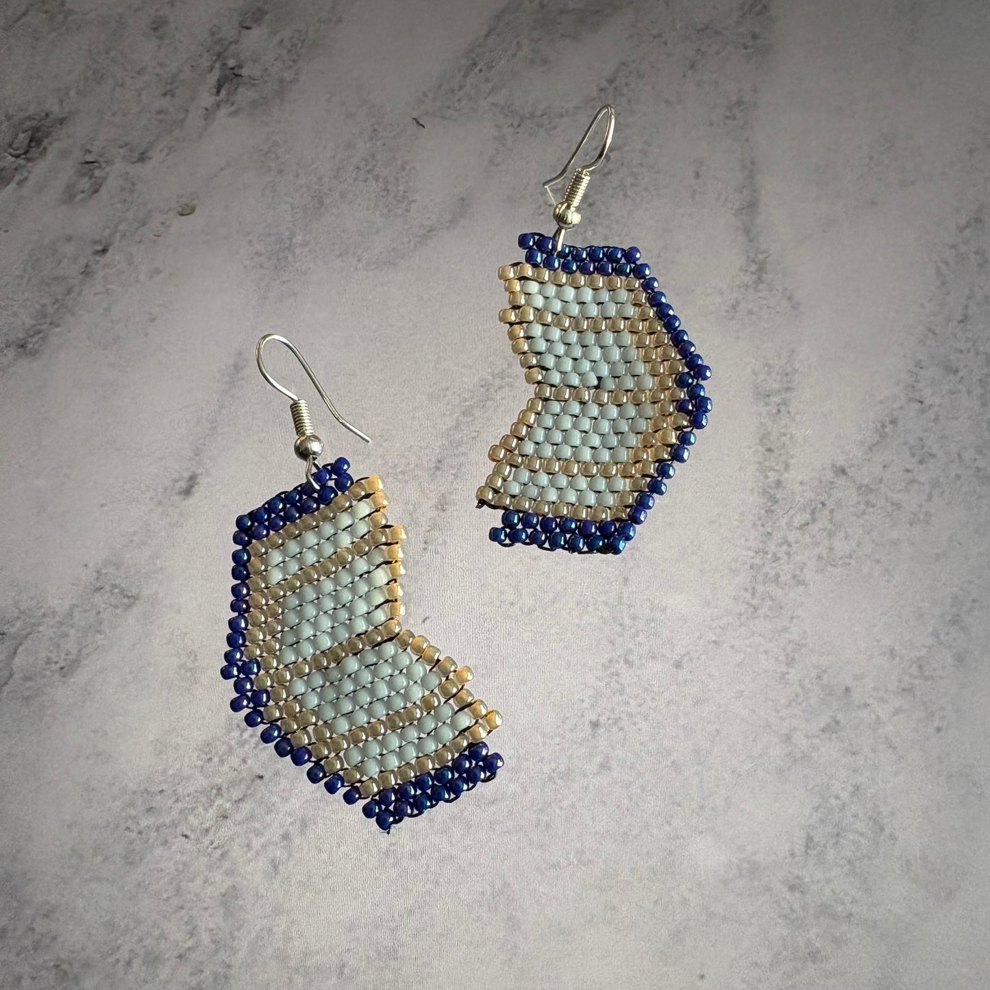 Beaded Book Earrings