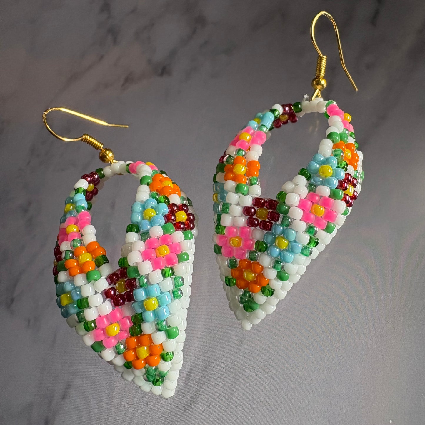 Kokum scarf earrings
