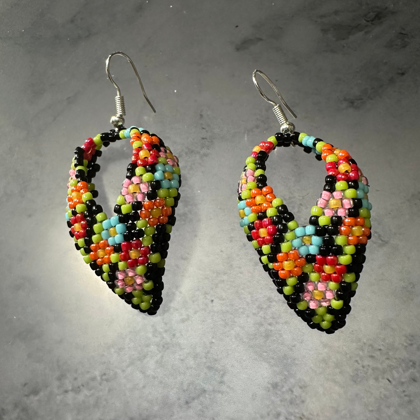 Kokum scarf earrings