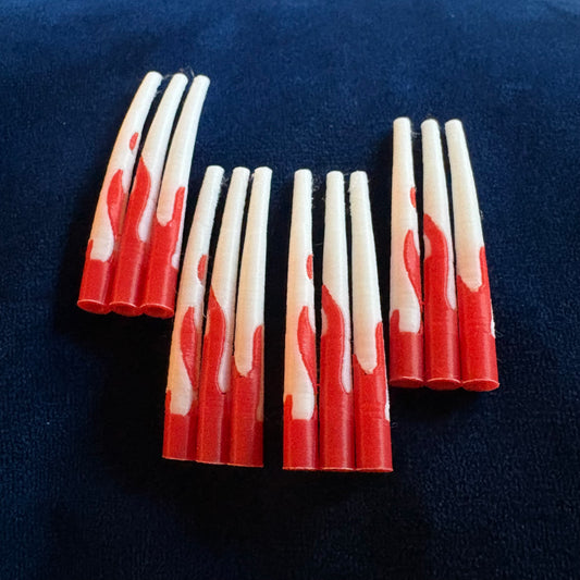 Premium patterned Dentalium inspired 3D printed pieces