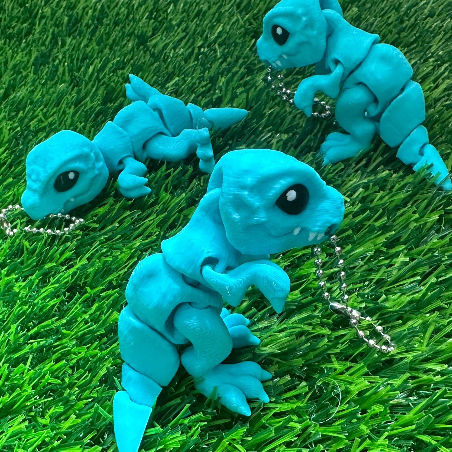 Articulated T Rex Keychain