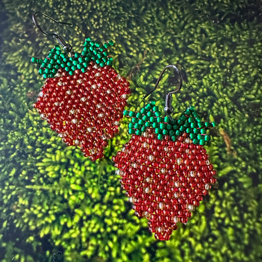 Beaded strawberries