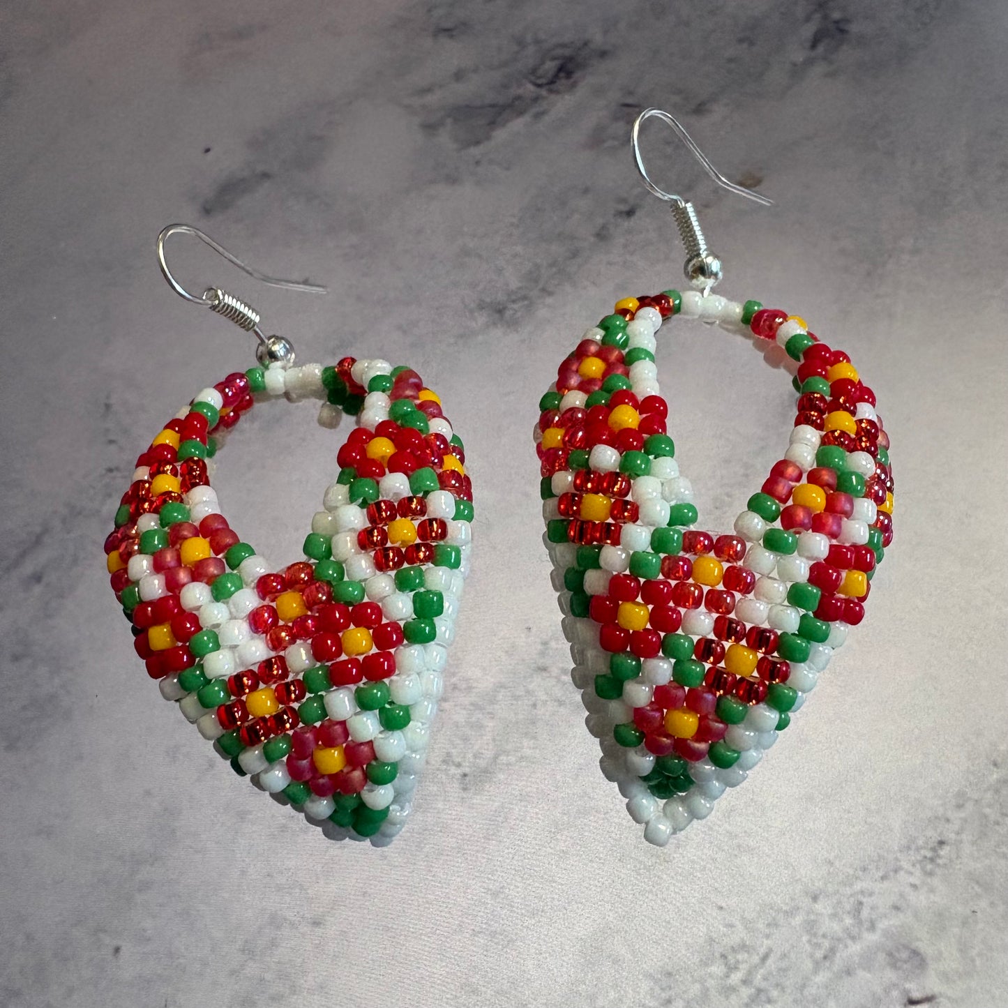 Kokum scarf earrings
