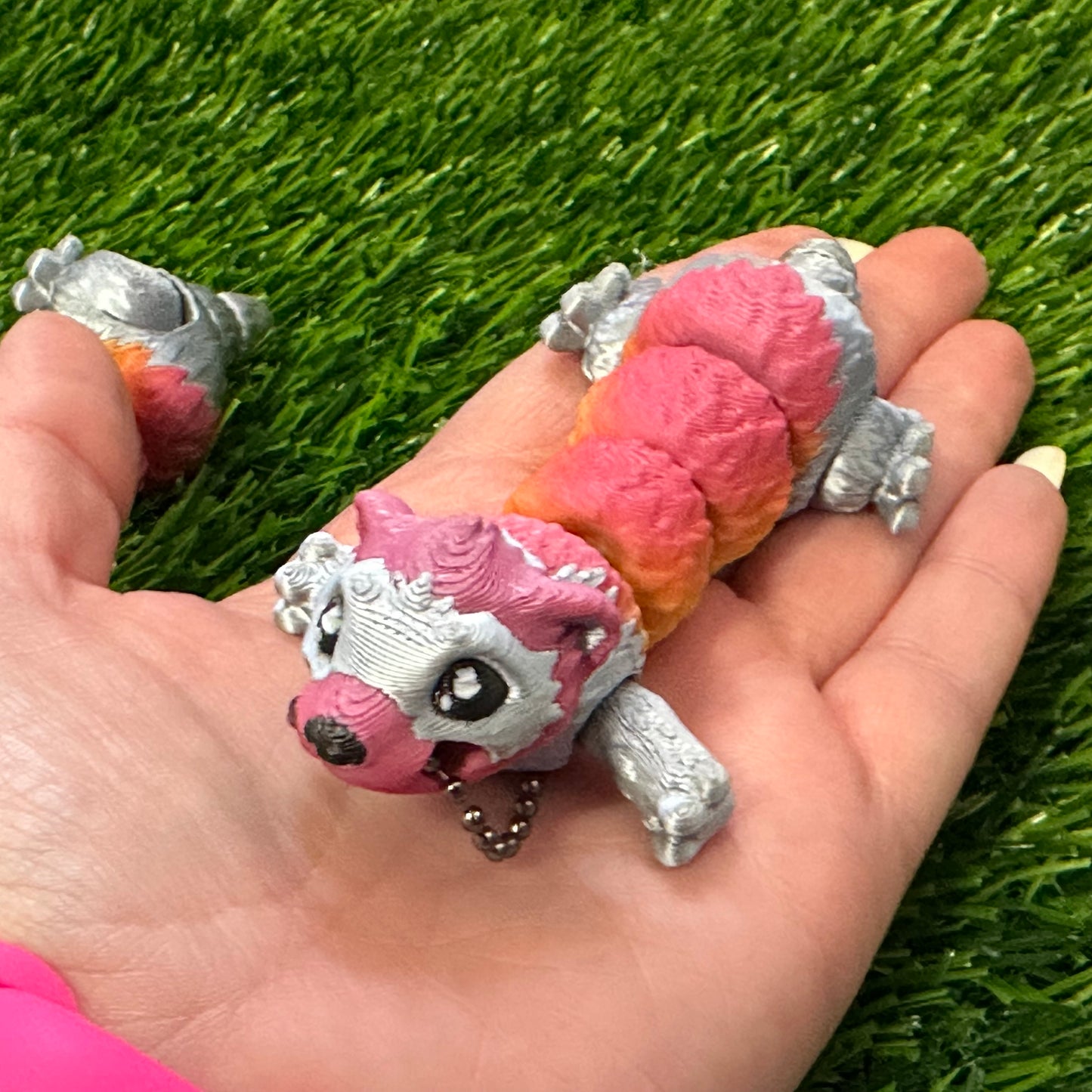 Mini Ferret Keychain