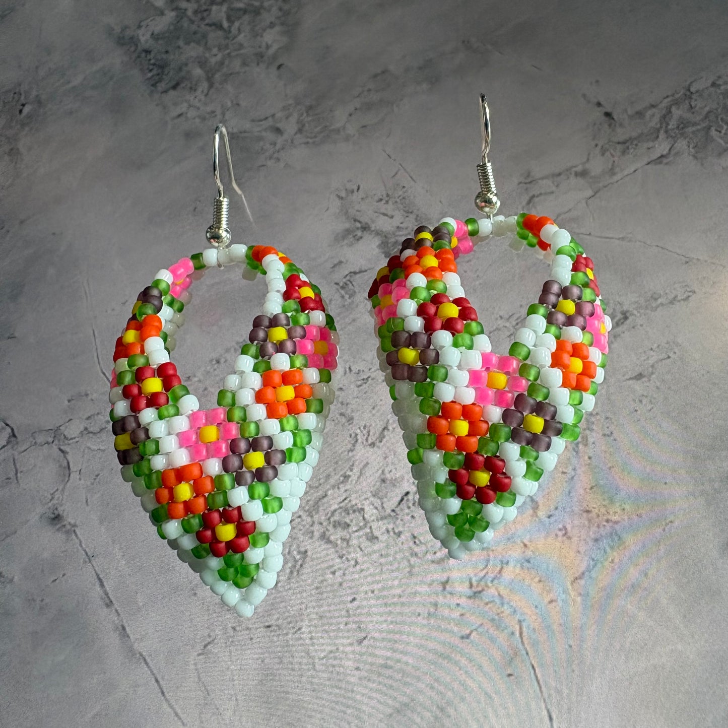 Kokum scarf earrings