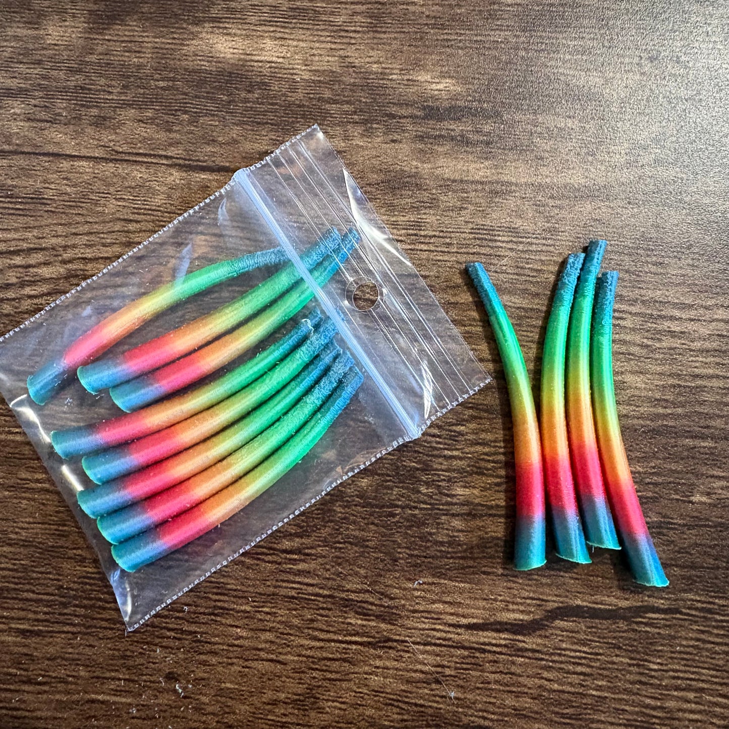 Dentalium inspired 3D printed pieces