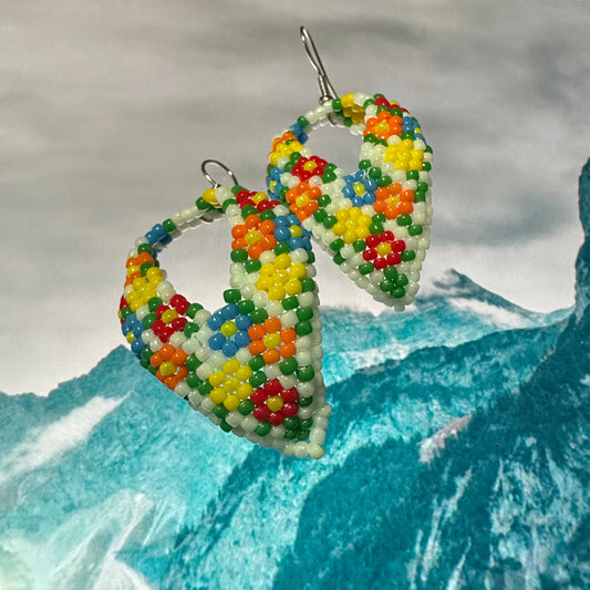 Kokum scarf earrings