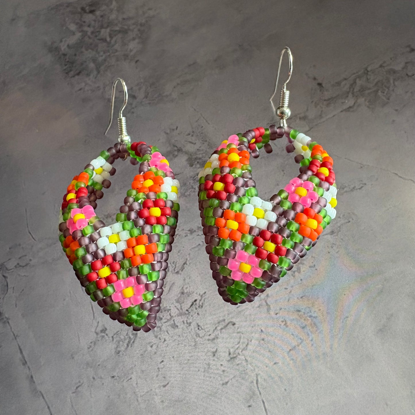 Kokum scarf earrings
