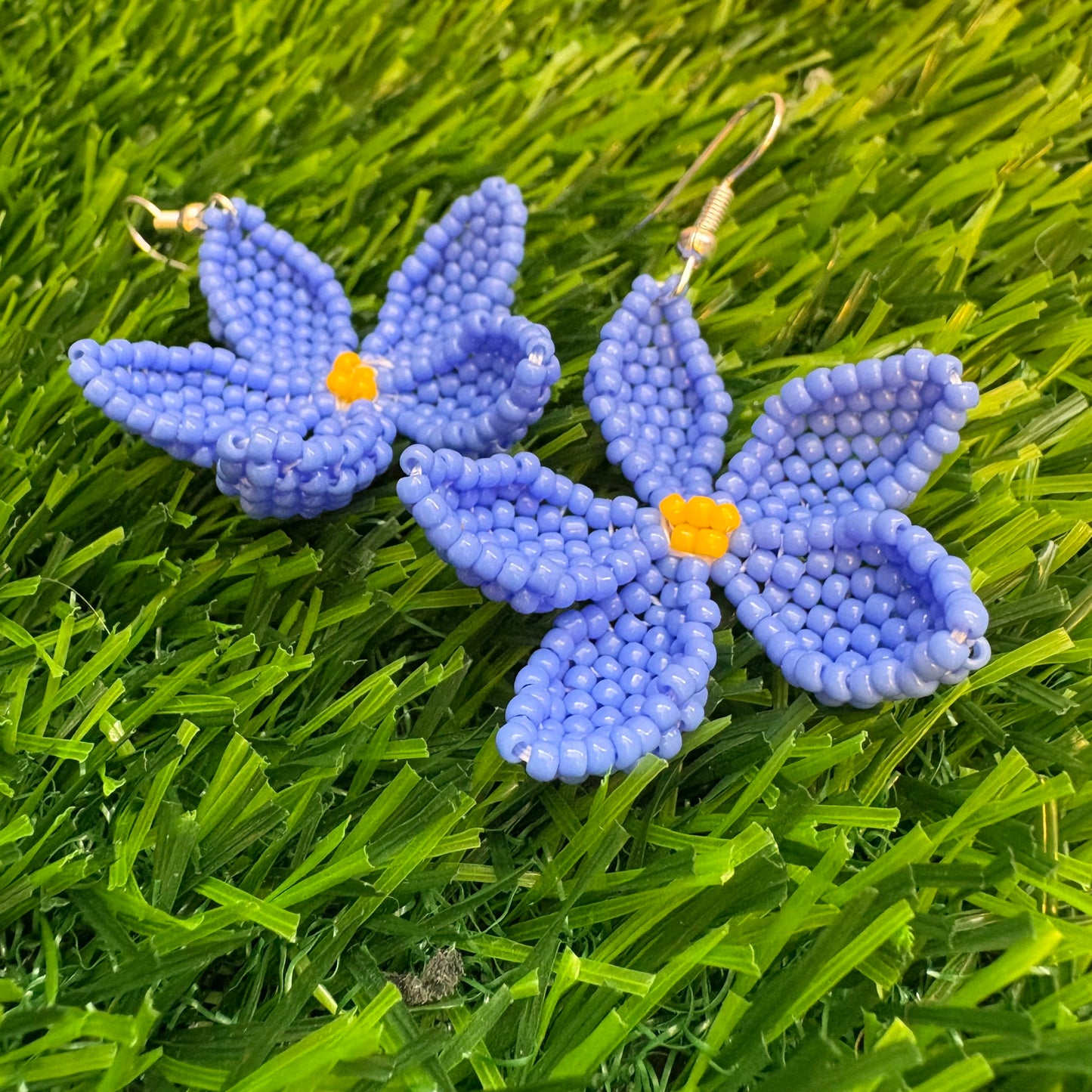 Beaded 3D flowers
