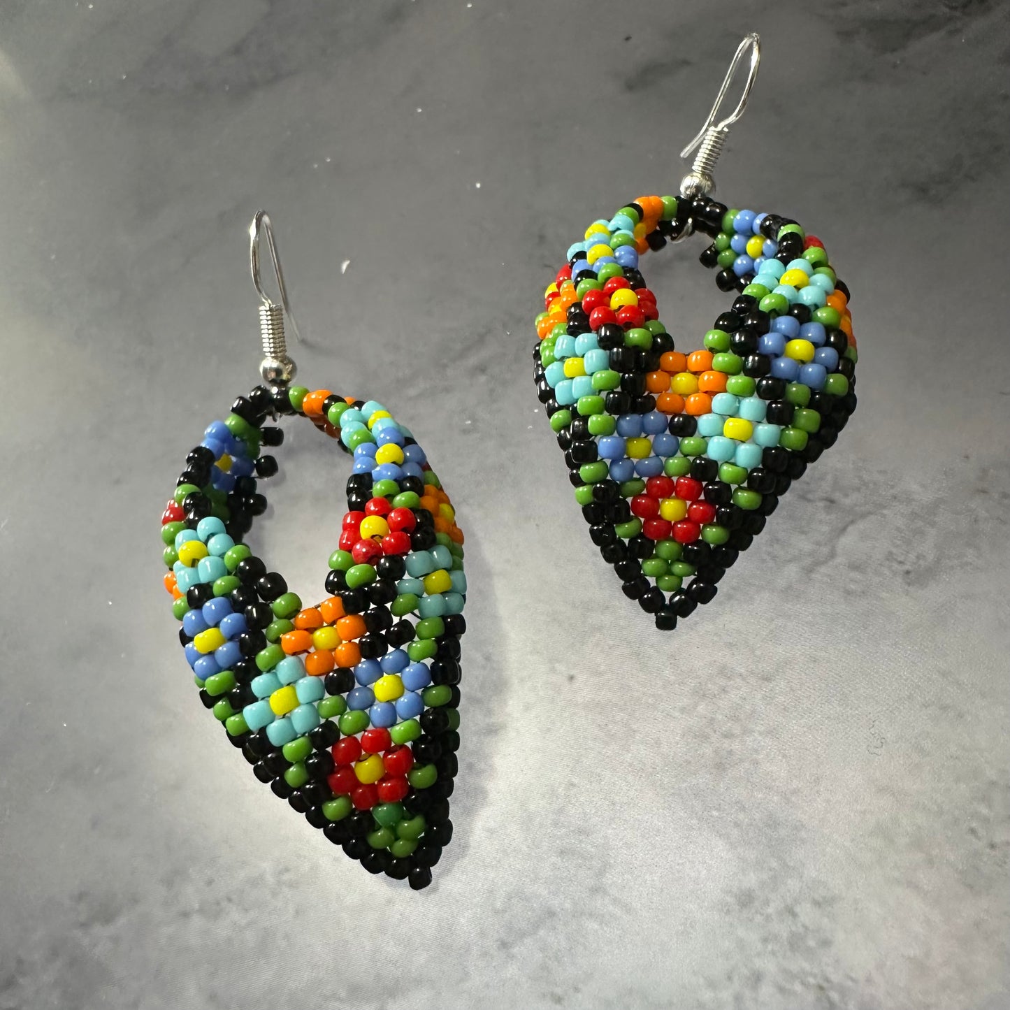 Kokum scarf earrings