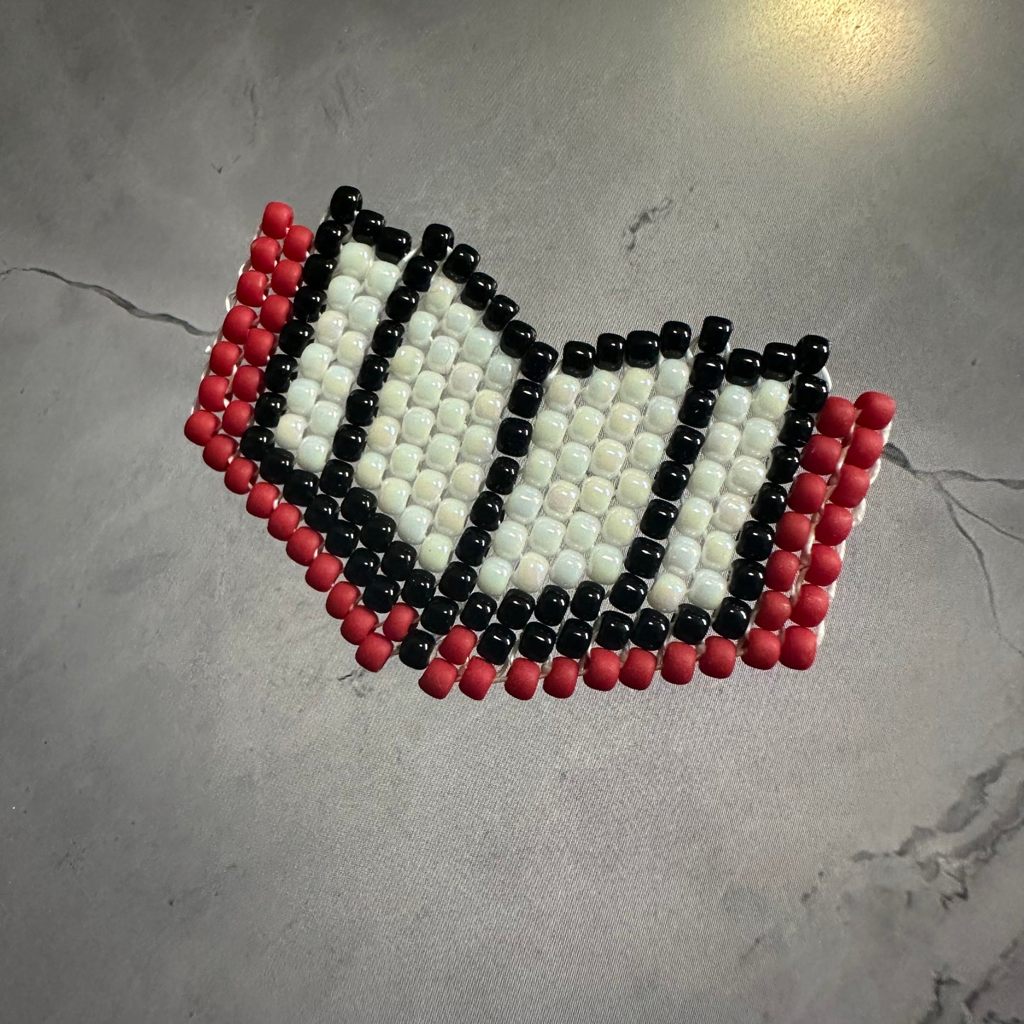Beaded book pin or magnet