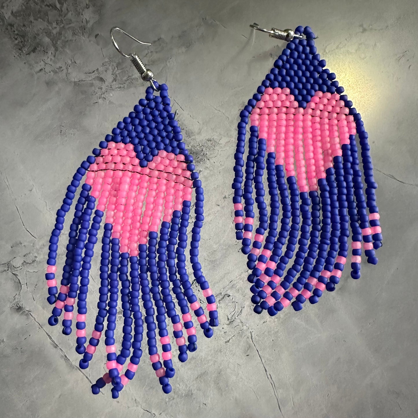 Fringe hearts (solid colours)