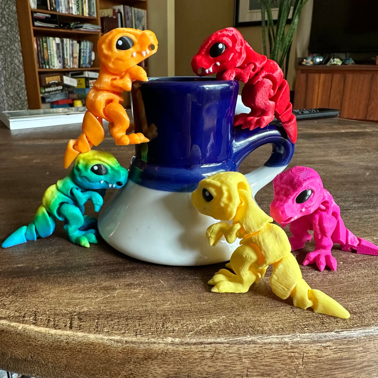 Articulated T Rex Keychain