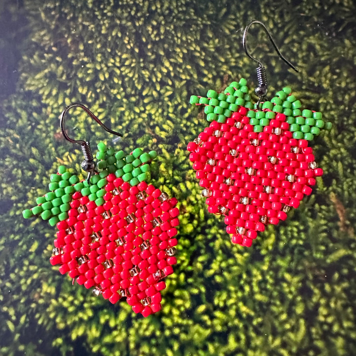 Beaded strawberries
