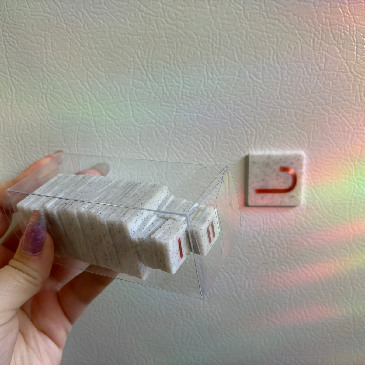 Cree syllabic double sided fridge magnets