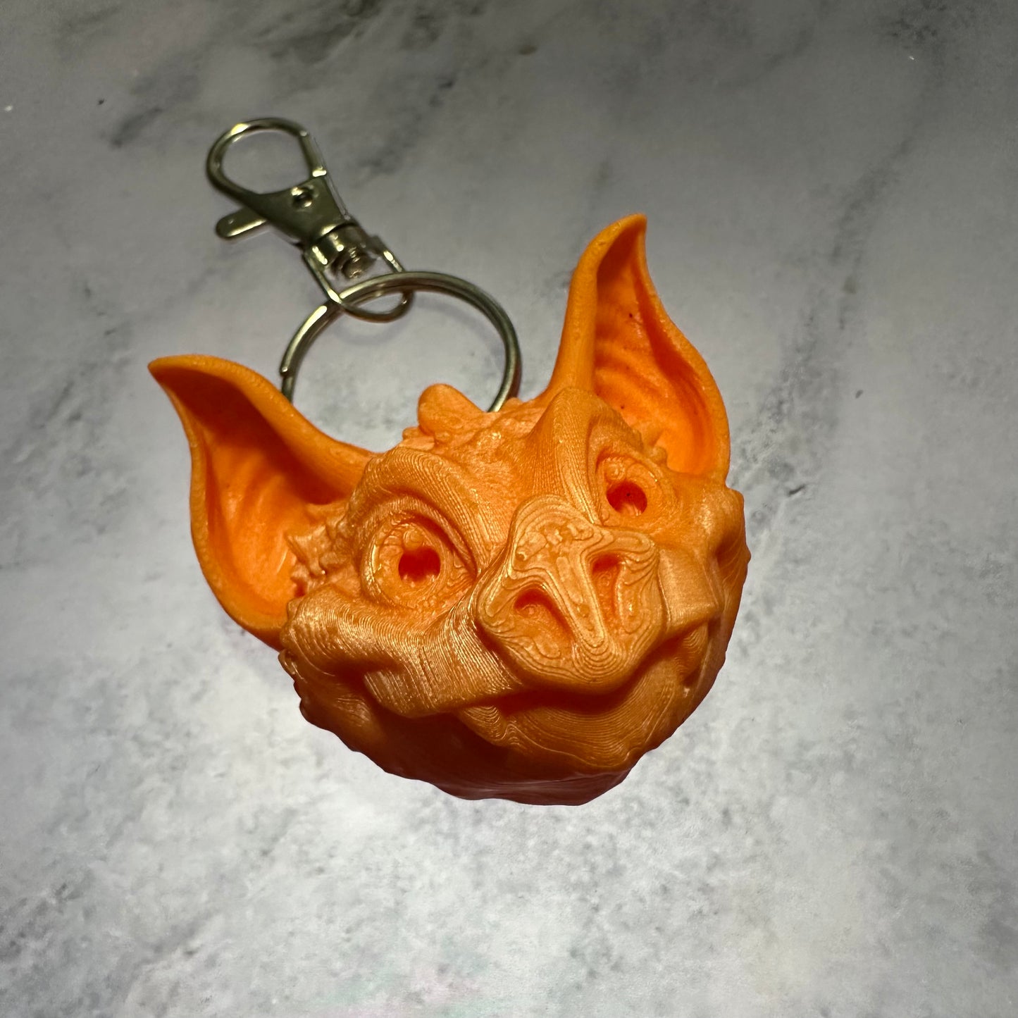Bat head keychain