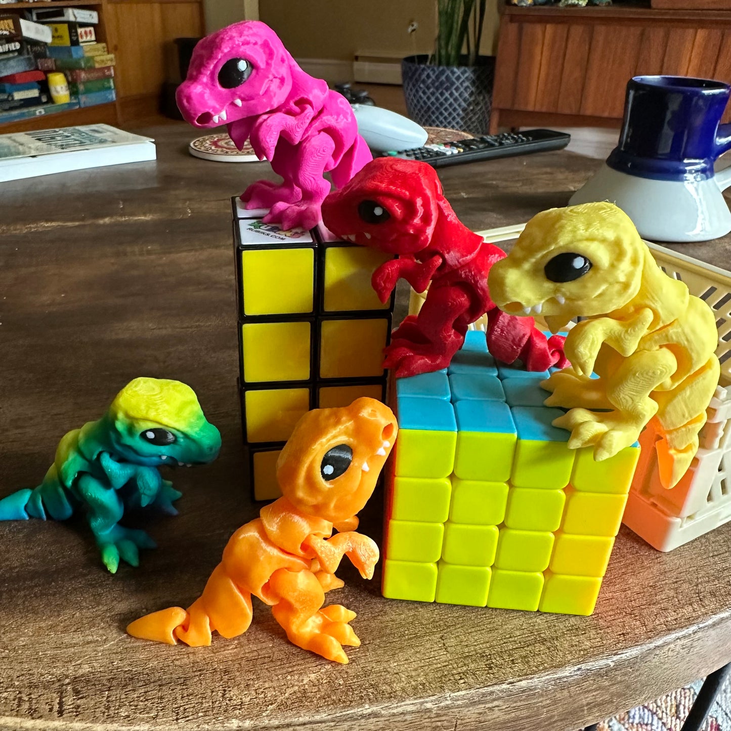 Articulated T Rex Keychain