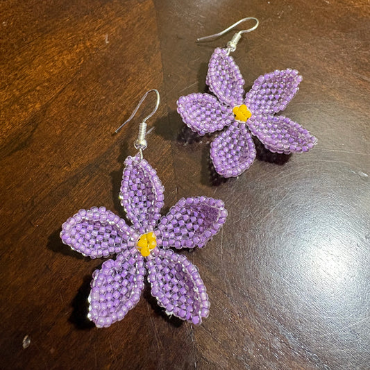 Beaded 3D flowers
