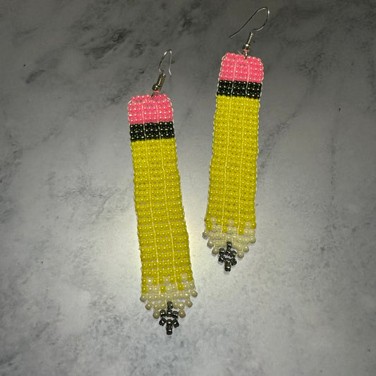 Beaded pencils