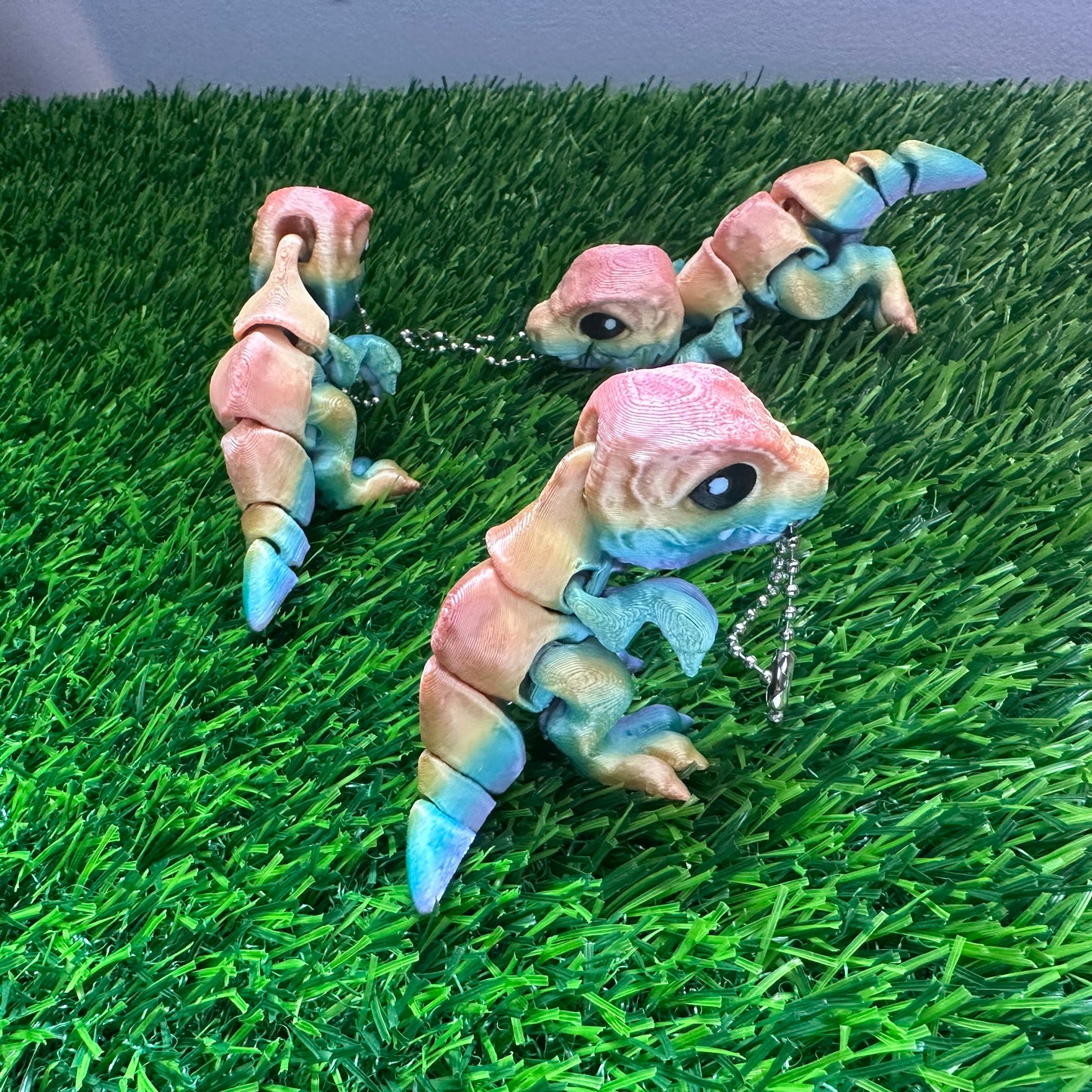 Articulated T Rex Keychain