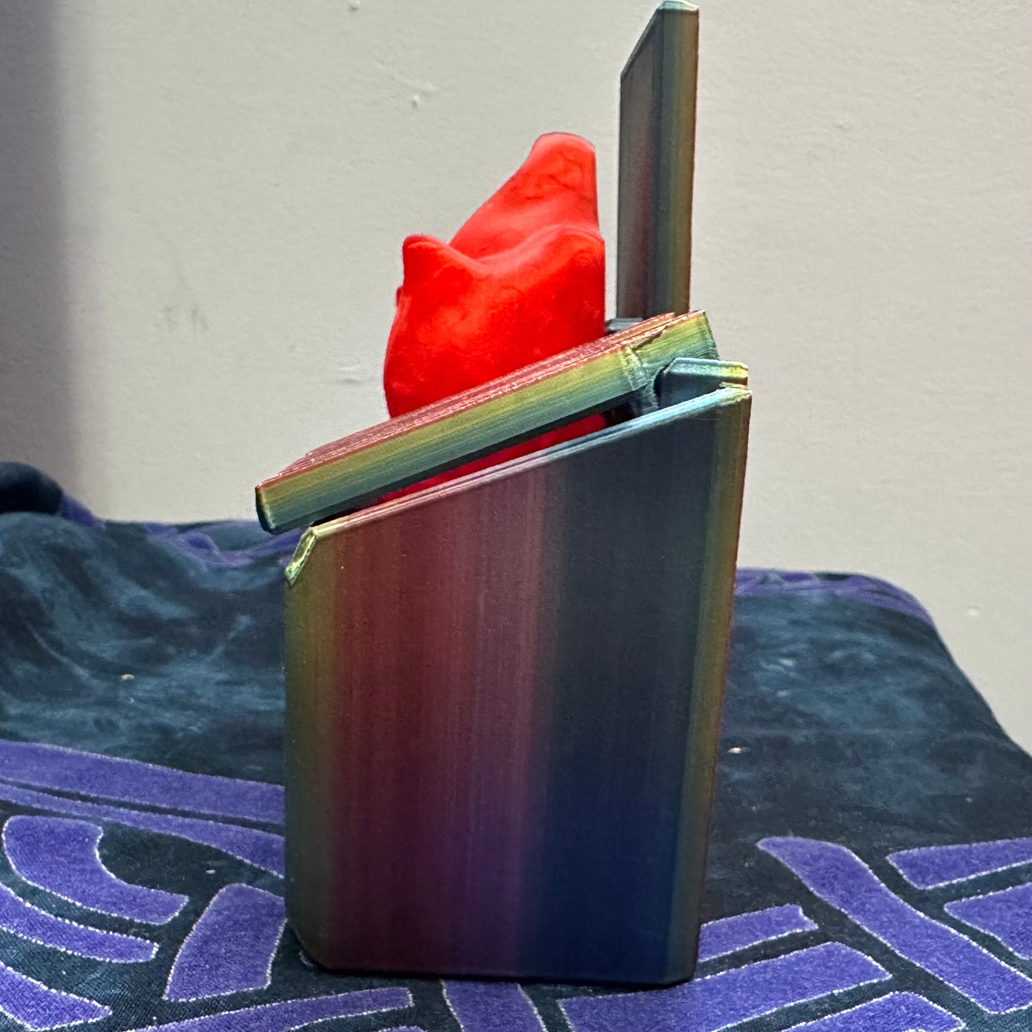 Dumpster fire desk decor/paperclip holder