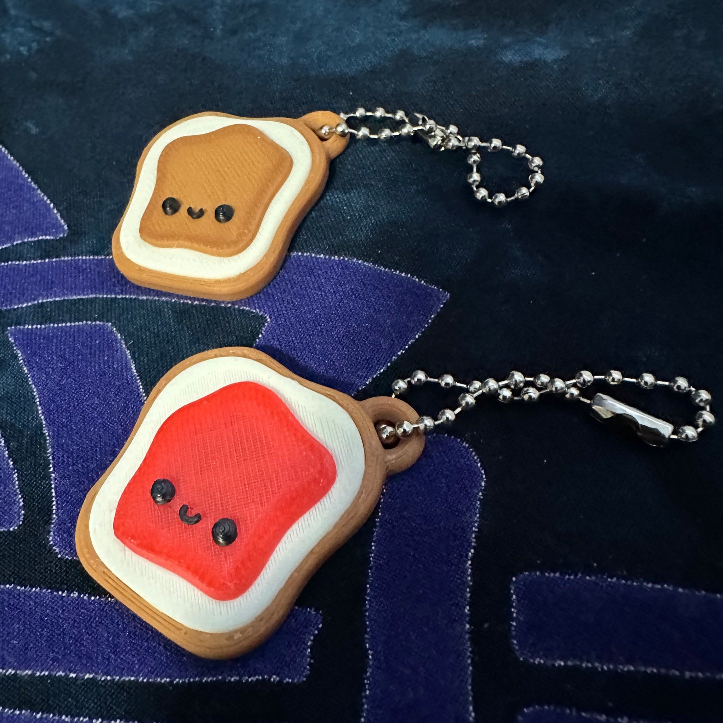 PB and J besties keychains
