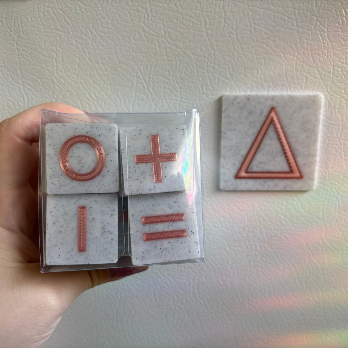 Cree syllabic double sided fridge magnets